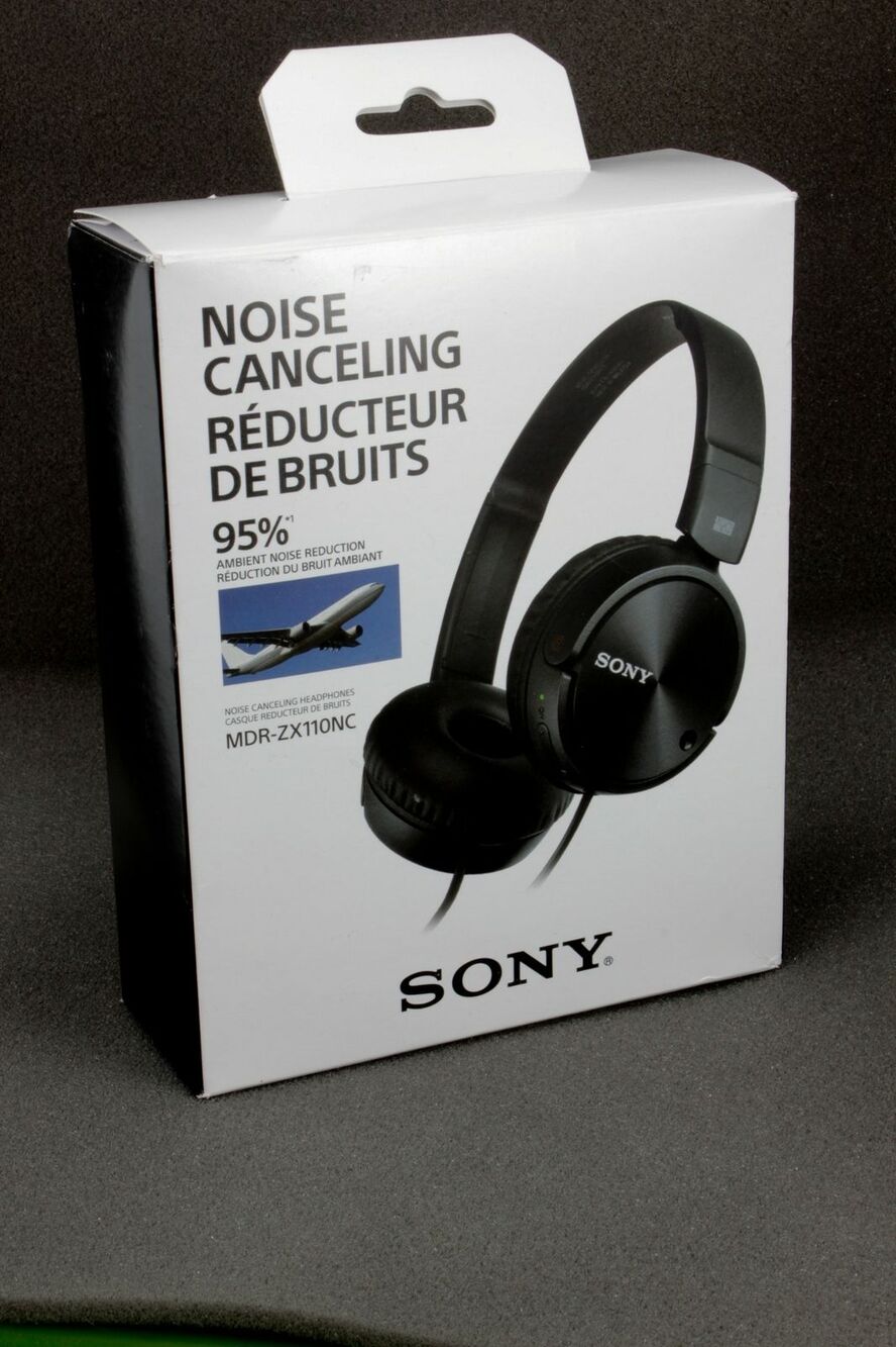 Sony MDRZX110NC On-Ear 95% Noise Cancelling Headphones S01-6683552-L